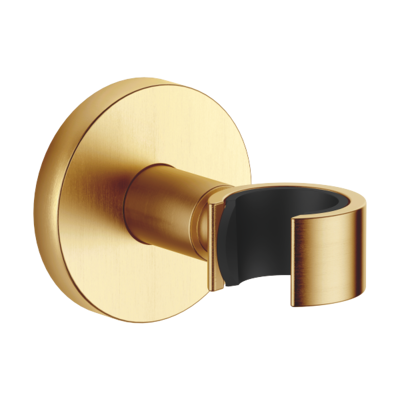 Dornbracht Modèle 28050625-28 - Support de douche en laiton brossé - Publicité Dornbracht Modèle 28050625-28 - Support de douche en laiton brossé - Publicité