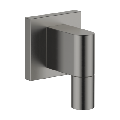 Coude de raccordement mural Dornbracht - Platine foncée brossée, sortie de douche 3/8", rosette 60x60 mm, connexion 1/2", sûreté anti-reflux - Publicité Coude de raccordement mural Dornbracht - Platine foncée brossée, sortie de douche 3/8", rosette 60x60 mm, connexion 1/2", sûreté anti-reflux - Publicité