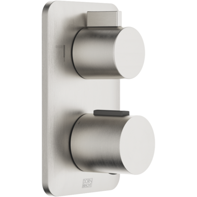 Dornbracht Dornbracht Lissé Thermostat - Contrôle de débit bidirectionnel - Platine mat - Thermostat - Publicité Dornbracht Dornbracht Lissé Thermostat - Contrôle de débit bidirectionnel - Platine mat - Thermostat - Publicité