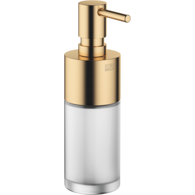 Dornbracht Distributeur - Verre cristal, laiton brossé - 250ml - Publicité Dornbracht Distributeur - Verre cristal, laiton brossé - 250ml - Publicité
