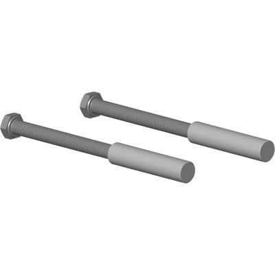 Dornbracht Modèle 0430301530090 - Vis M8 x 100 mm avec douilles - Publicité Dornbracht Modèle 0430301530090 - Vis M8 x 100 mm avec douilles - Publicité