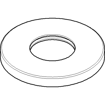 Dornbracht Rosette Circle chromé - Rosette - 60mm Diamètre - Publicité Dornbracht Rosette Circle chromé - Rosette - 60mm Diamètre - Publicité