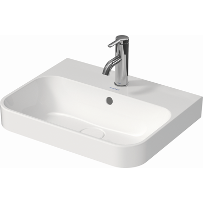 Lavabo mural Duravit Blanc / Anthracite Mat - Rectangulaire - Publicité Lavabo mural Duravit Blanc / Anthracite Mat - Rectangulaire - Publicité