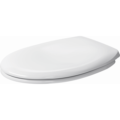 Siège de WC Duravit Pergamon - Charnières en acier inoxydable - Publicité Siège de WC Duravit Pergamon - Charnières en acier inoxydable - Publicité