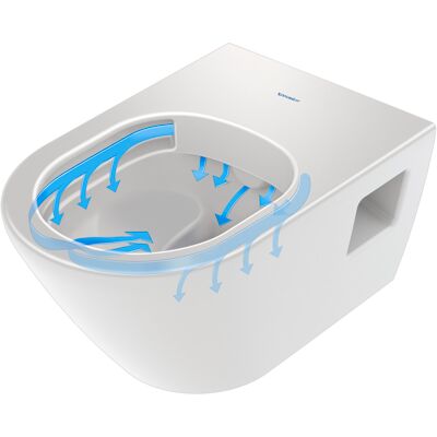 Duravit D-Neo WC suspendu - Rimless, 4,5L, Murale - Publicité Duravit D-Neo WC suspendu - Rimless, 4,5L, Murale - Publicité