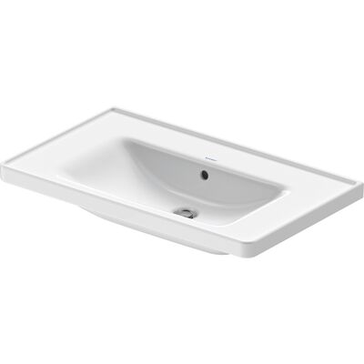 Lavabo mural Duravit D-Neo - 800x480mm, Sans Trou pour Robinet, Avec Trop-plein - Publicité Lavabo mural Duravit D-Neo - 800x480mm, Sans Trou pour Robinet, Avec Trop-plein - Publicité