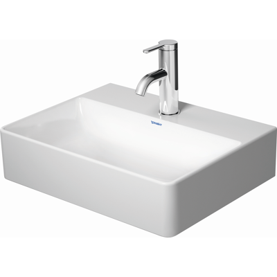 Lavabo Duravit DuraSquare - Blanc - 45x35cm - Publicité Lavabo Duravit DuraSquare - Blanc - 45x35cm - Publicité