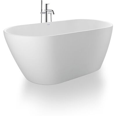 Baignoire Ovale Autoportante Duravit D-Neo - Salle de bain - Publicité Baignoire Ovale Autoportante Duravit D-Neo - Salle de bain - Publicité