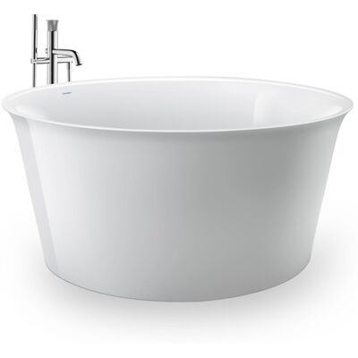 Duravit Tulipe Blanche Baignoire Autoportante - Rond, 1400mm - Baignoire - Publicité Duravit Tulipe Blanche Baignoire Autoportante - Rond, 1400mm - Baignoire - Publicité