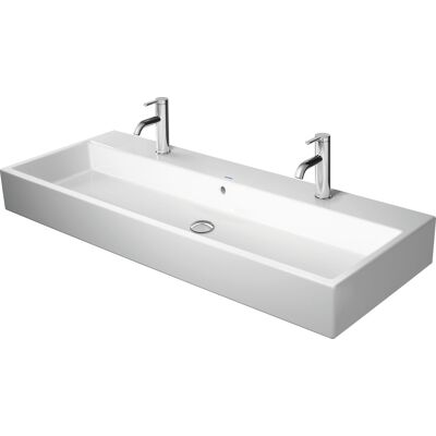 Lavabo Duravit Vero Air - 120x47cm, Blanc, Double, Mural - Publicité Lavabo Duravit Vero Air - 120x47cm, Blanc, Double, Mural - Publicité