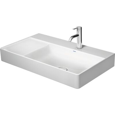 Lavabo Duravit DuraSquare Mural Blanc - Rectangulaire - Publicité Lavabo Duravit DuraSquare Mural Blanc - Rectangulaire - Publicité