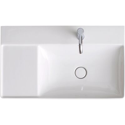 Lavabo mural Duravit DuraSquare - Rectangulaire 800mm - Blanc - Publicité Lavabo mural Duravit DuraSquare - Rectangulaire 800mm - Blanc - Publicité