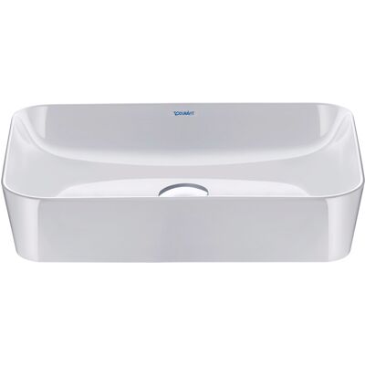 Lavabo Duravit Cape Cod - 55x40cm, sans trou, Blanc - Publicité Lavabo Duravit Cape Cod - 55x40cm, sans trou, Blanc - Publicité