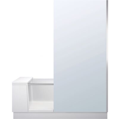 Duravit Modèle 7004040001000 - Combo Baignoire et Douche d'angle - Publicité Duravit Modèle 7004040001000 - Combo Baignoire et Douche d'angle - Publicité
