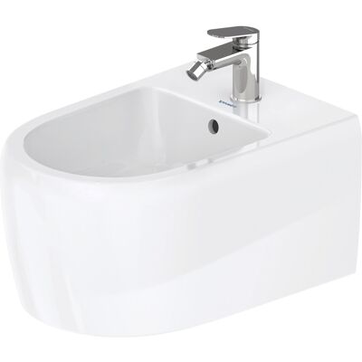 Bidet Duravit Qatego - Blanc Brillant - Mural - 2263150000 - Publicité Bidet Duravit Qatego - Blanc Brillant - Mural - 2263150000 - Publicité