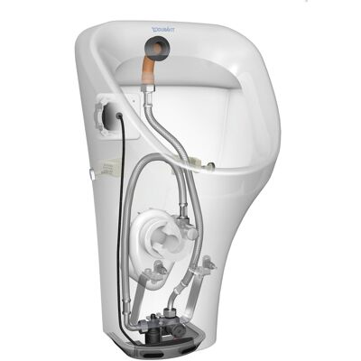 Urinal Électronique Duravit DuraStyle - Blanc Brillant - HygieneGlaze - Publicité Urinal Électronique Duravit DuraStyle - Blanc Brillant - HygieneGlaze - Publicité