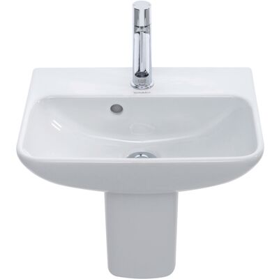 Duravit Blanc Colonne de lavabo suspendue - 08584100001 - Publicité Duravit Blanc Colonne de lavabo suspendue - 08584100001 - Publicité