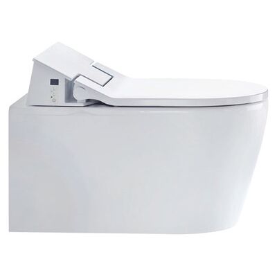 Duravit Set Me by Starck toilette sans rebord - Publicité Duravit Set Me by Starck toilette sans rebord - Publicité