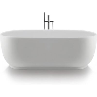 Duravit Luv Baignoire Ovale - Autoportante, Blanc, 165L - Publicité Duravit Luv Baignoire Ovale - Autoportante, Blanc, 165L - Publicité