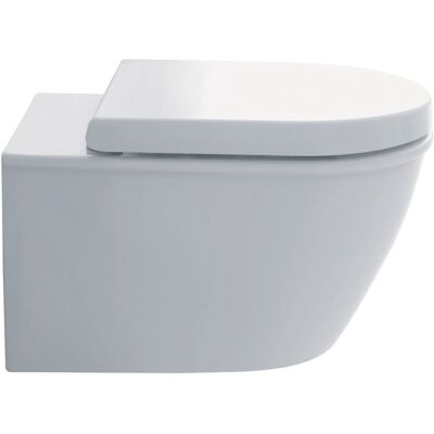 Duravit Modèle 254909 - WC Suspendu Compact avec Wondergliss - Publicité Duravit Modèle 254909 - WC Suspendu Compact avec Wondergliss - Publicité