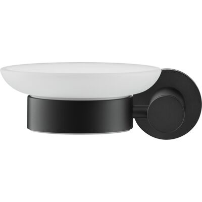 Duravit D-Code Seifenschale - Montage mural, Ø108mm, Noir Mat - Seifenschale - Publicité Duravit D-Code Seifenschale - Montage mural, Ø108mm, Noir Mat - Seifenschale - Publicité