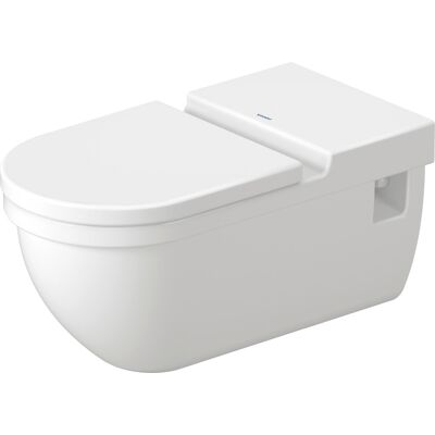 Duravit Starck 3 WC mural blanc accessible - WC mural - Publicité Duravit Starck 3 WC mural blanc accessible - WC mural - Publicité