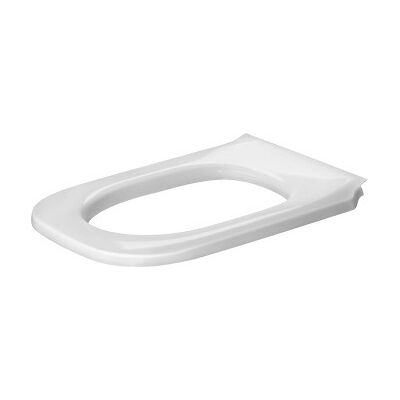 Anneau de siège WC Duravit D-Code - Charnières en acier inoxydable, Blanc, 361x490mm - Publicité Anneau de siège WC Duravit D-Code - Charnières en acier inoxydable, Blanc, 361x490mm - Publicité