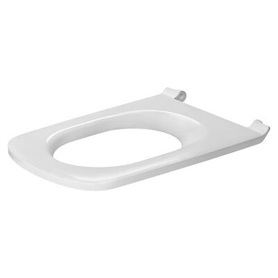 Siège de WC Duravit DuraStyle Vital - charnières en acier inoxydable - blanc - Publicité Siège de WC Duravit DuraStyle Vital - charnières en acier inoxydable - blanc - Publicité