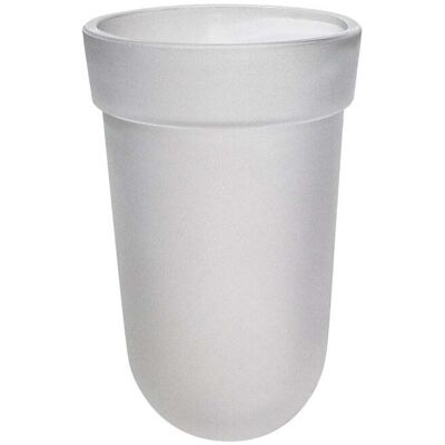 Emco Modèle 081500090 Verre de Brosse WC Satiné - Accessoire pour Garniture de WC - Publicité Emco Modèle 081500090 Verre de Brosse WC Satiné - Accessoire pour Garniture de WC - Publicité