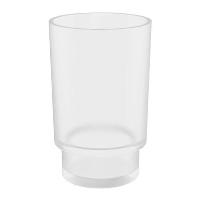 Verre de remplacement satiné Emco Fino pour ensemble brosse WC - Publicité Verre de remplacement satiné Emco Fino pour ensemble brosse WC - Publicité