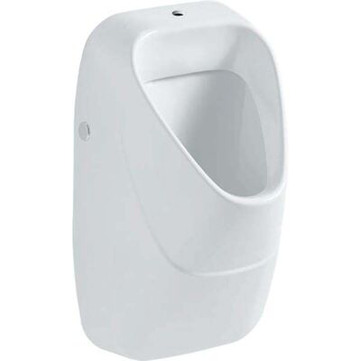 Urinal Geberit Alivio - Blanc, entrée en haut, montage dissimulé - Publicité Urinal Geberit Alivio - Blanc, entrée en haut, montage dissimulé - Publicité