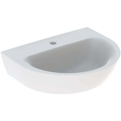 Lavabo Geberit Renova 55x45cm Mural en Céramique - KeraTect - Publicité Lavabo Geberit Renova 55x45cm Mural en Céramique - KeraTect - Publicité