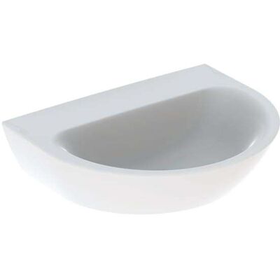 Lavabo Geberit Renova - 60x48cm - Blanc - Sans Trou - Publicité Lavabo Geberit Renova - 60x48cm - Blanc - Sans Trou - Publicité