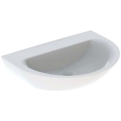 Lavabo Murale Geberit Renova - 70x52cm, Blanc, Sans trou pour robinet - Publicité Lavabo Murale Geberit Renova - 70x52cm, Blanc, Sans trou pour robinet - Publicité