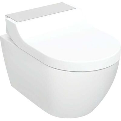 Geberit AquaClean Tuma Comfort Système WC complet - Acier inoxydable brossé - Publicité Geberit AquaClean Tuma Comfort Système WC complet - Acier inoxydable brossé - Publicité