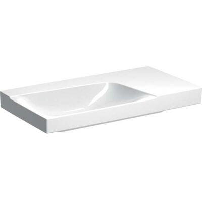 Lavabo Xeno 2 de Keramag - 90x48 cm, Blanc, Sans trou pour robinet - Publicité Lavabo Xeno 2 de Keramag - 90x48 cm, Blanc, Sans trou pour robinet - Publicité