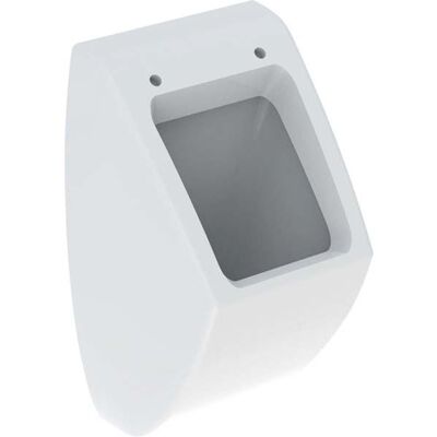 Urinoir Geberit Blanc avec Entrée Arrière - Urinal - Publicité Urinoir Geberit Blanc avec Entrée Arrière - Urinal - Publicité