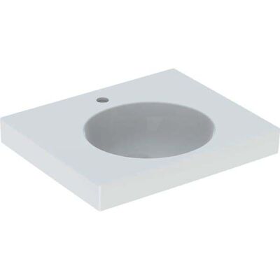 Lavabo Geberit Preciosa II - 600x500mm, Blanc Alpin - Publicité Lavabo Geberit Preciosa II - 600x500mm, Blanc Alpin - Publicité
