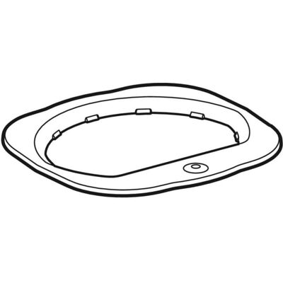 Geberit Modèle 243833001 - Anneau de fixation pour drain de douche - Publicité Geberit Modèle 243833001 - Anneau de fixation pour drain de douche - Publicité