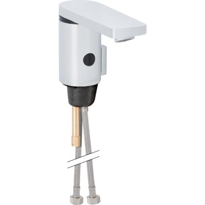 Geberit Geberit - Robinet électrique pour lavabo - Capteur infrarouge, alimentation sur batterie, finition chromée - Publicité Geberit Geberit - Robinet électrique pour lavabo - Capteur infrarouge, alimentation sur batterie, finition chromée - Publicité