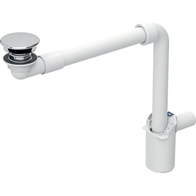 Siphon lavabo Geberit - Gain de place, DN40, Chromé - Publicité Siphon lavabo Geberit - Gain de place, DN40, Chromé - Publicité