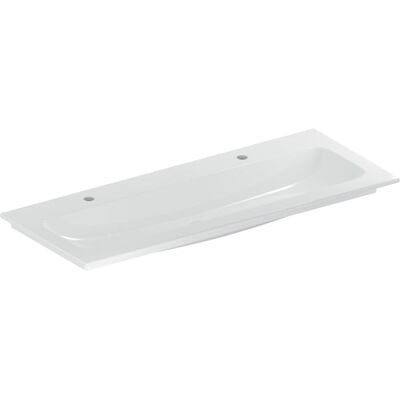 Lavabo Geberit iCon Light 120x48cm, deux trous, blanc, KeraTect - Publicité Lavabo Geberit iCon Light 120x48cm, deux trous, blanc, KeraTect - Publicité