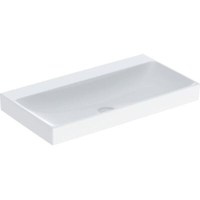 Lavabo Geberit Blanc Vertical - 90x14x48 cm - Publicité Lavabo Geberit Blanc Vertical - 90x14x48 cm - Publicité