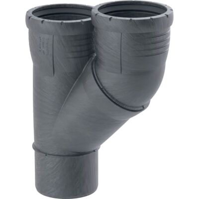 Geberit Silent Pro Raccord de branchement - DN 90/90, 45° - Haute isolation acoustique - Publicité Geberit Silent Pro Raccord de branchement - DN 90/90, 45° - Haute isolation acoustique - Publicité