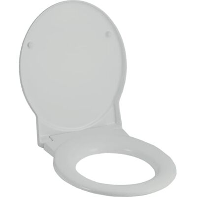 Siège WC Geberit Joly - Montage supérieur - Charnières en laiton - Fermeture douce - Publicité Siège WC Geberit Joly - Montage supérieur - Charnières en laiton - Fermeture douce - Publicité