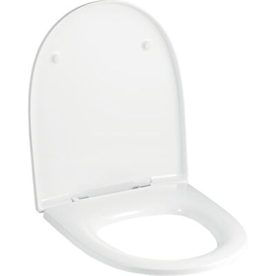 Geberit - Siège de WC Vivano - Amovible - Charnières en acier inoxydable - Pour WC 207500 - Publicité Geberit - Siège de WC Vivano - Amovible - Charnières en acier inoxydable - Pour WC 207500 - Publicité