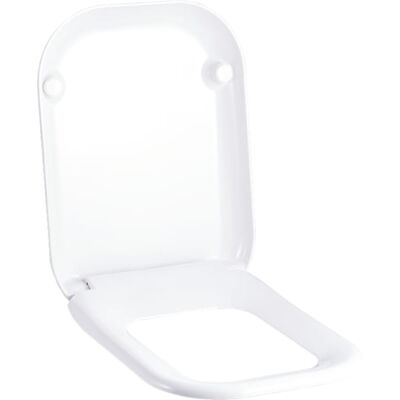 Couvercle de WC Geberit Emani - Blanc - Fermeture douce - Publicité Couvercle de WC Geberit Emani - Blanc - Fermeture douce - Publicité