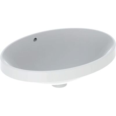 Lavabo ovale Keramag VariForm - 550x400mm - Blanc - Publicité Lavabo ovale Keramag VariForm - 550x400mm - Blanc - Publicité