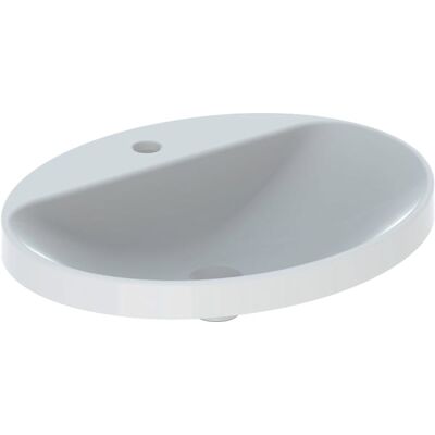 Lavabo ovale Keramag VariForm - 600x480mm, avec trou pour robinet - Publicité Lavabo ovale Keramag VariForm - 600x480mm, avec trou pour robinet - Publicité