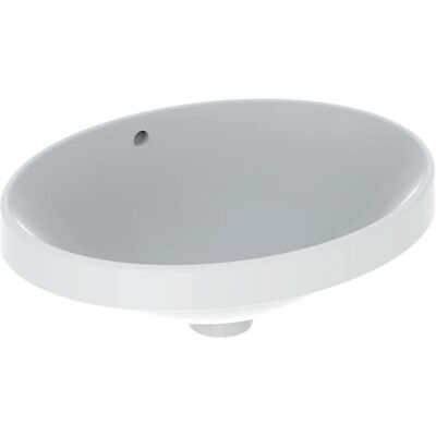 Lavabo ovale VariForm Keramag - 500x400mm - Blanc - Publicité Lavabo ovale VariForm Keramag - 500x400mm - Blanc - Publicité